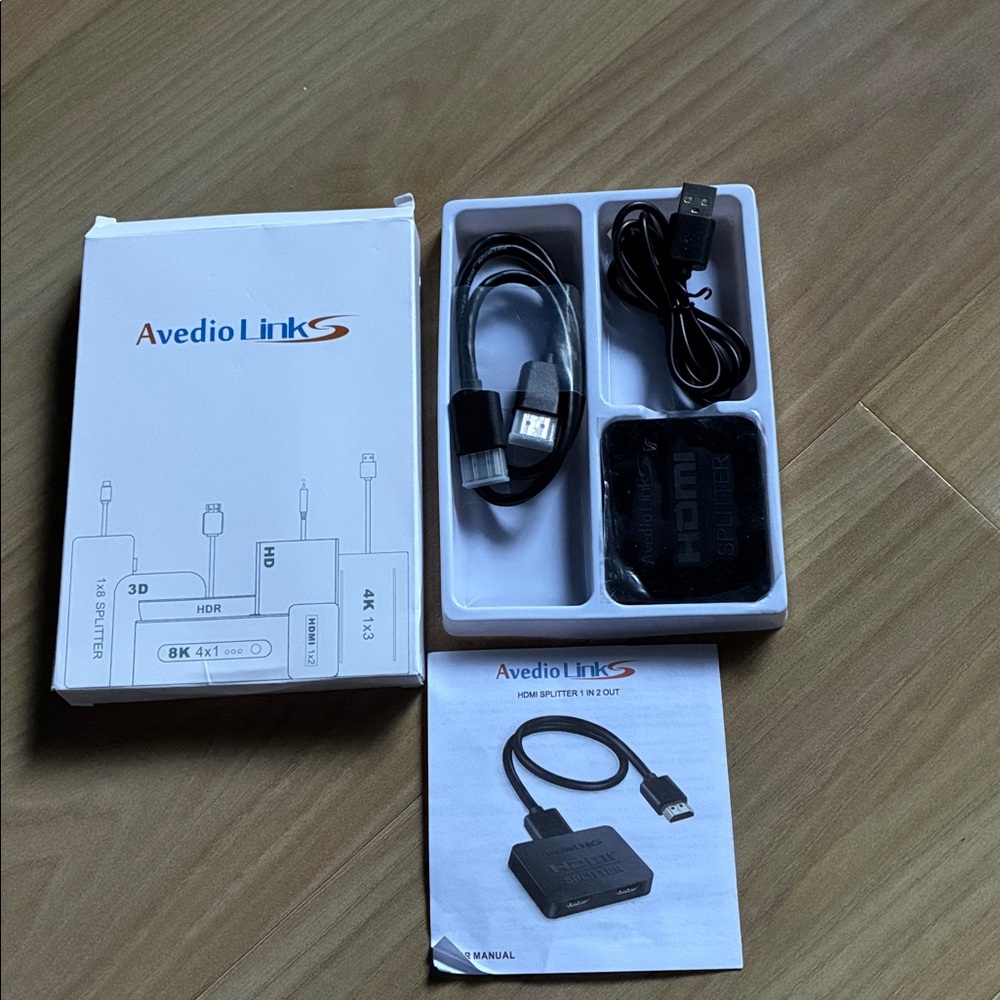 Avedio Links HDMI Splitter with Cables